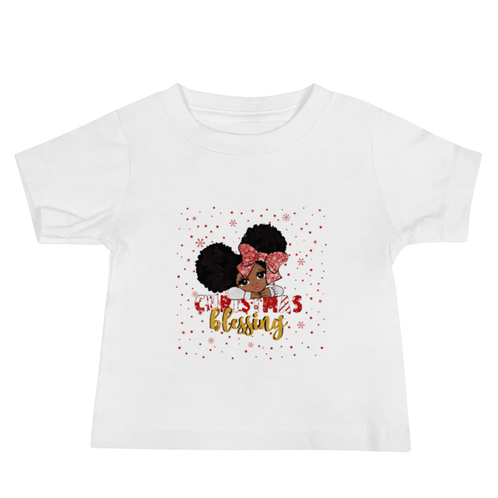 Baby Girl's Christmas Blessing Graphic Tee