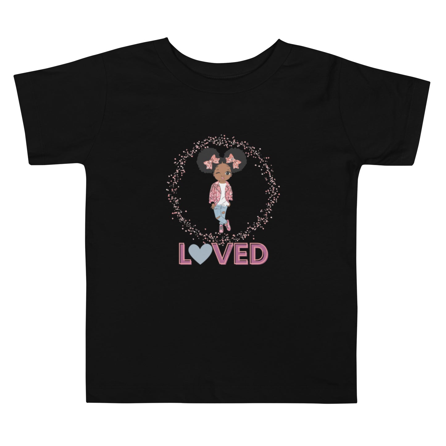 Loved Toddler Girls Graphic Tee