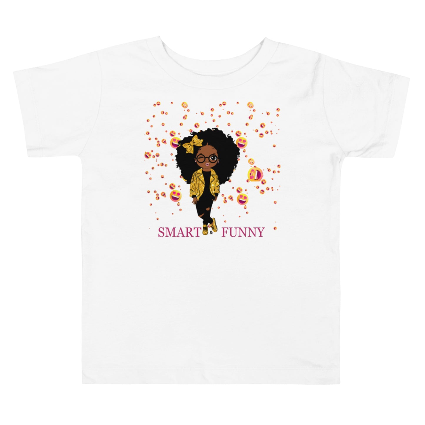 Smart & Funny Toddler Girls Tee